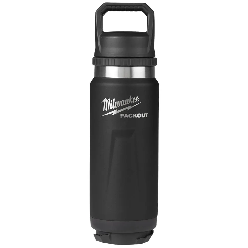 MILWAUKEE PACKOUT™ 532ml Modular Bottle with Chug Lid - Black 48228382B