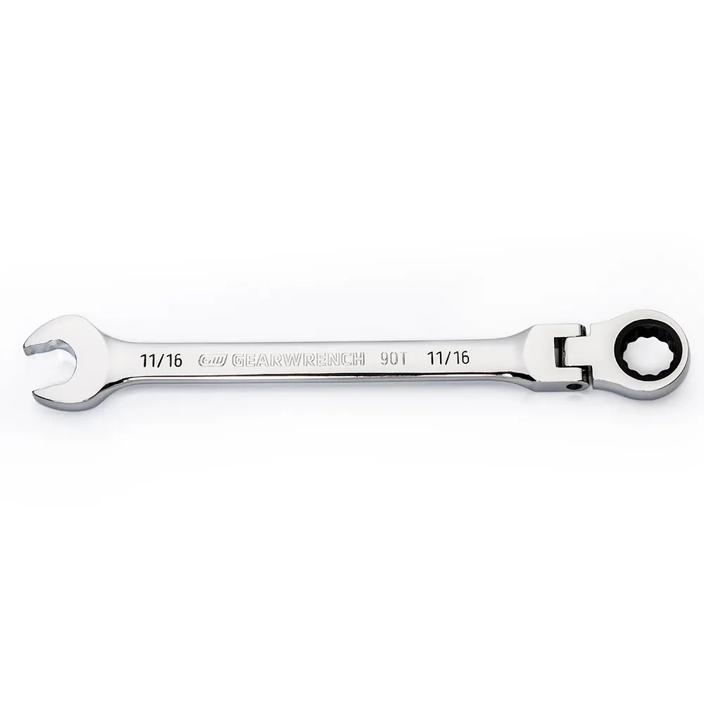 GEARWRENCH 11/16" 90T Flexhead Ratcheting Combination Wrench 86748