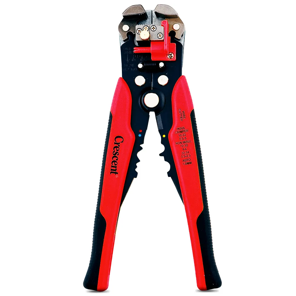 CRESCENT Self-Adjusting Wire Stripper Cutter & Crimper 0.2-6mm CWS1