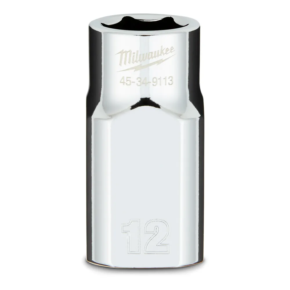MILWAUKEE 1/2 Drive 12mm Metric 6-Point Socket 45349113