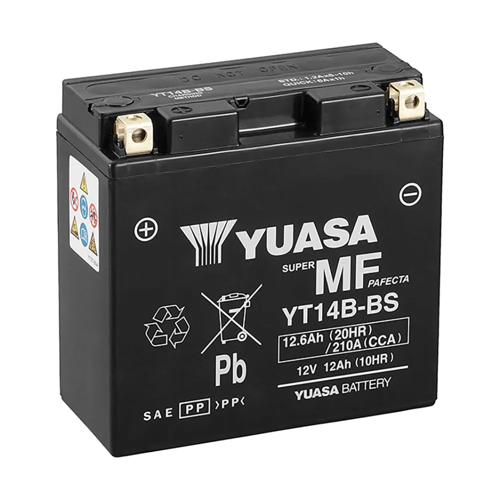 YUASA MOTORCYCLE YT14B-BS FA Motorcycle Battery 156003