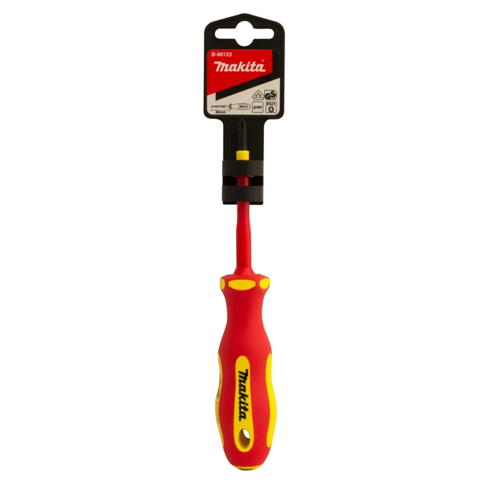 MAKITA Ph1 x 80mm Insulated Screwdriver B-66123