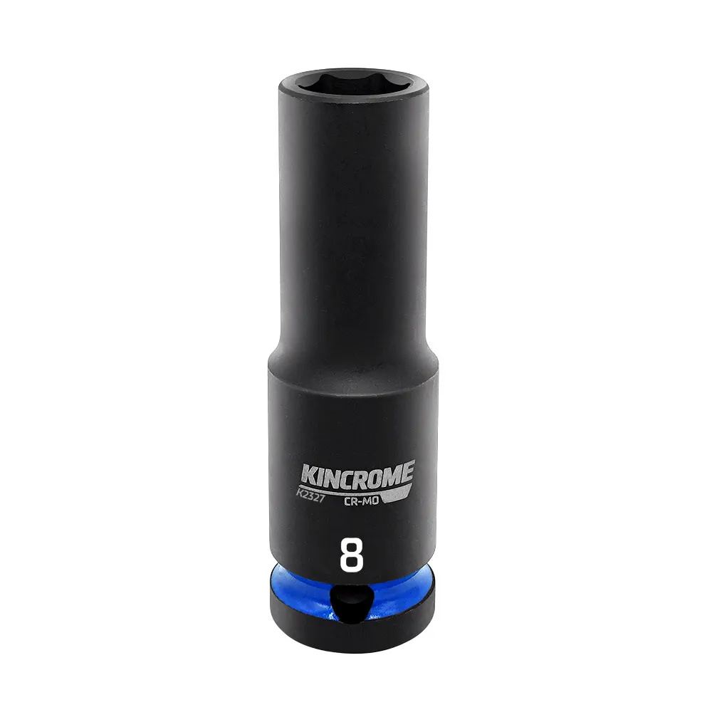KINCROME 8mm x 1/2inch Drive Metric Deep Impact Socket K2327
