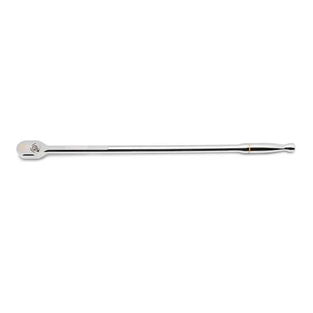 GEARWRENCH 1/2inch Drive 120XP Full Polish Chrome Extra Long Handle Teardrop Ratchet 81364XP