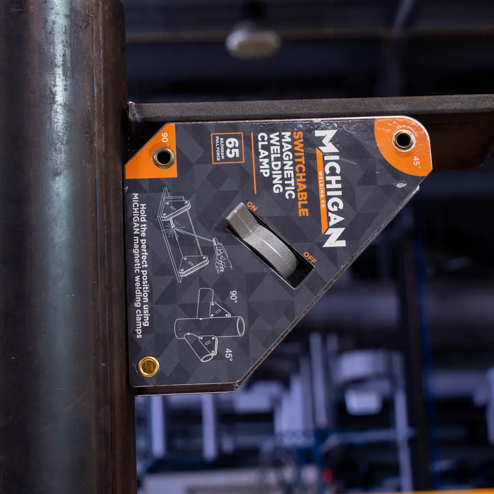 MICHIGAN Multi-Angle 65kgf Switchable Magnetic Welding ClampMMAGSSW65