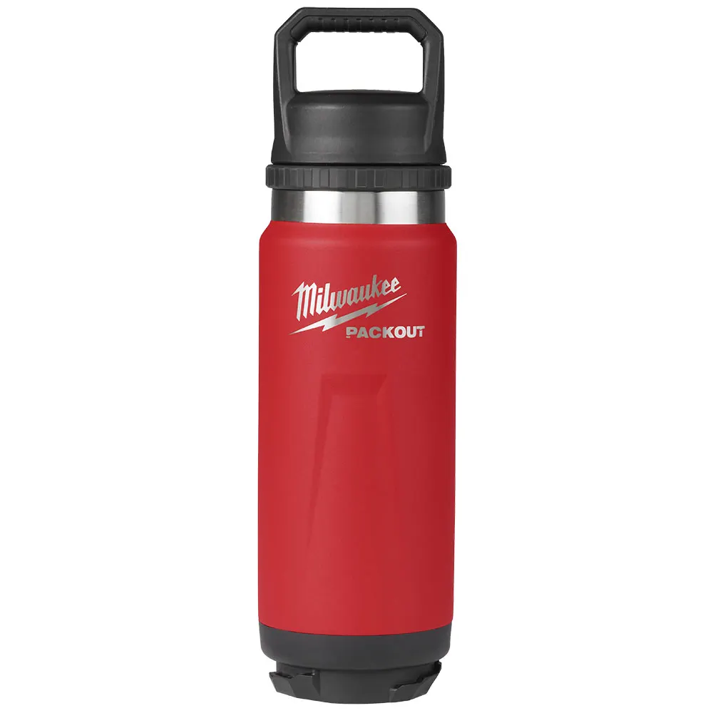 MILWAUKEE PACKOUT™ 532ml Modular Bottle with Chug Lid - Red 48228382R
