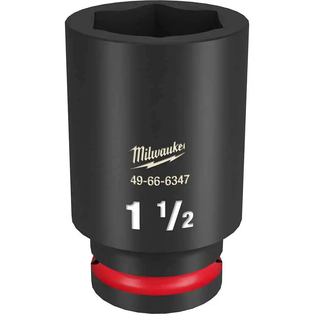 MILWAUKEE SHOCKWAVE 3/4" Drive 1-1/2" Deep 6 Point Impact Socket 49666347
