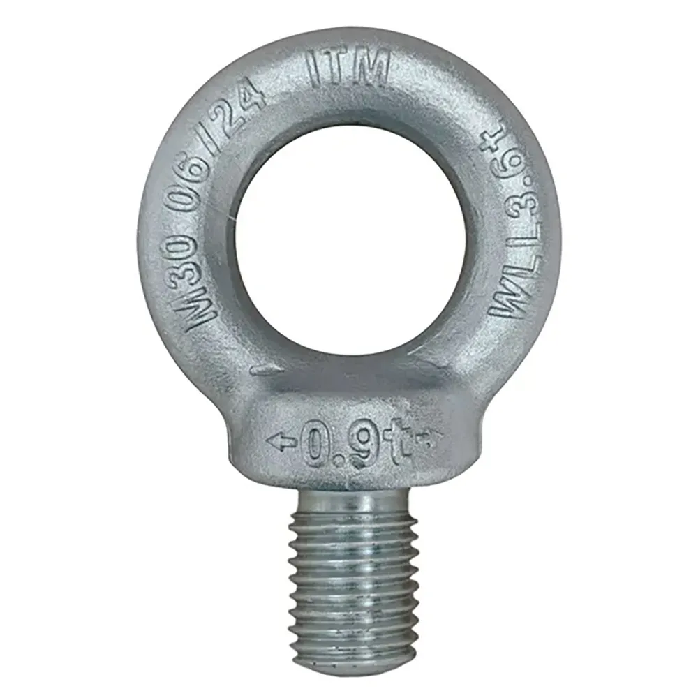ITM 8mm 0.14T Shoulder Lifting Eyebolt with Metric Thread DIN580 TM9240-02080