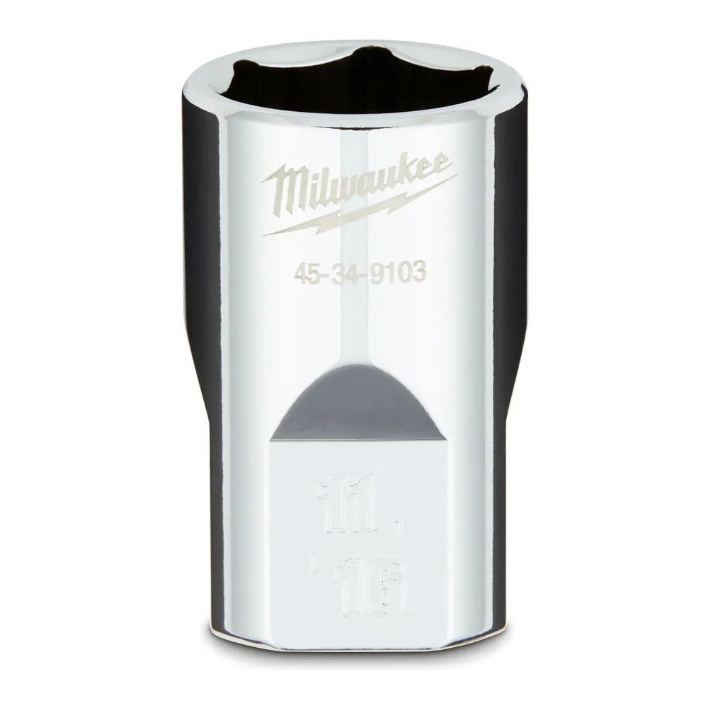 MILWAUKEE 1/2 Drive 11/16inch SAE 6-Point Socket 45349103