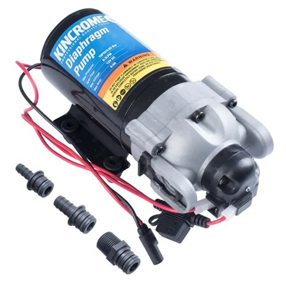 KINCROME 8.3LPM 12V Diaphragm Pump - Quick Connect K16103