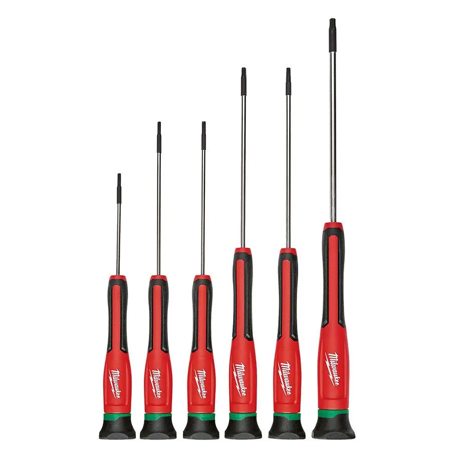 MILWAUKEE T6 15 Precision In Case 6 Piece Torx Set Screwdriver 48222610