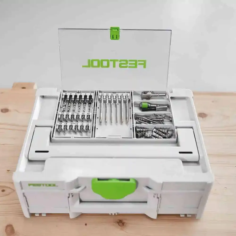 FESTOOL CENTROTEC 3-8mm Mini Wood Spiral Drill Bit Set for Systainer3 577395