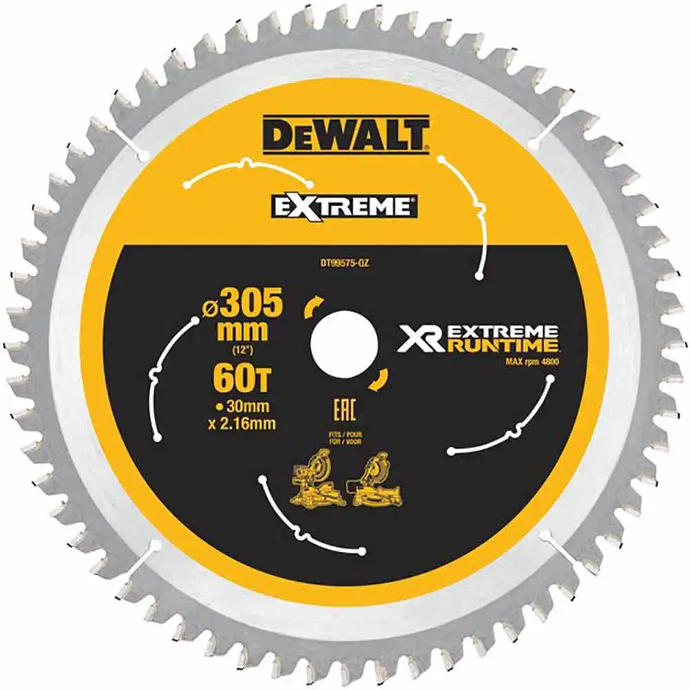DEWALT 305mm x 30mm Extreme Runtime Circular Saw Blade DT99575-QZ