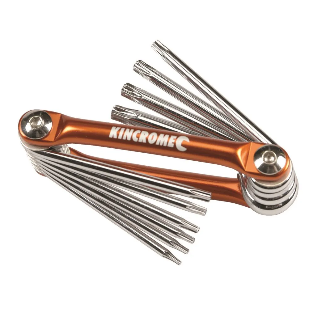 KINCROME Folding Tamperproof Torx Set - 10 Piece K5048