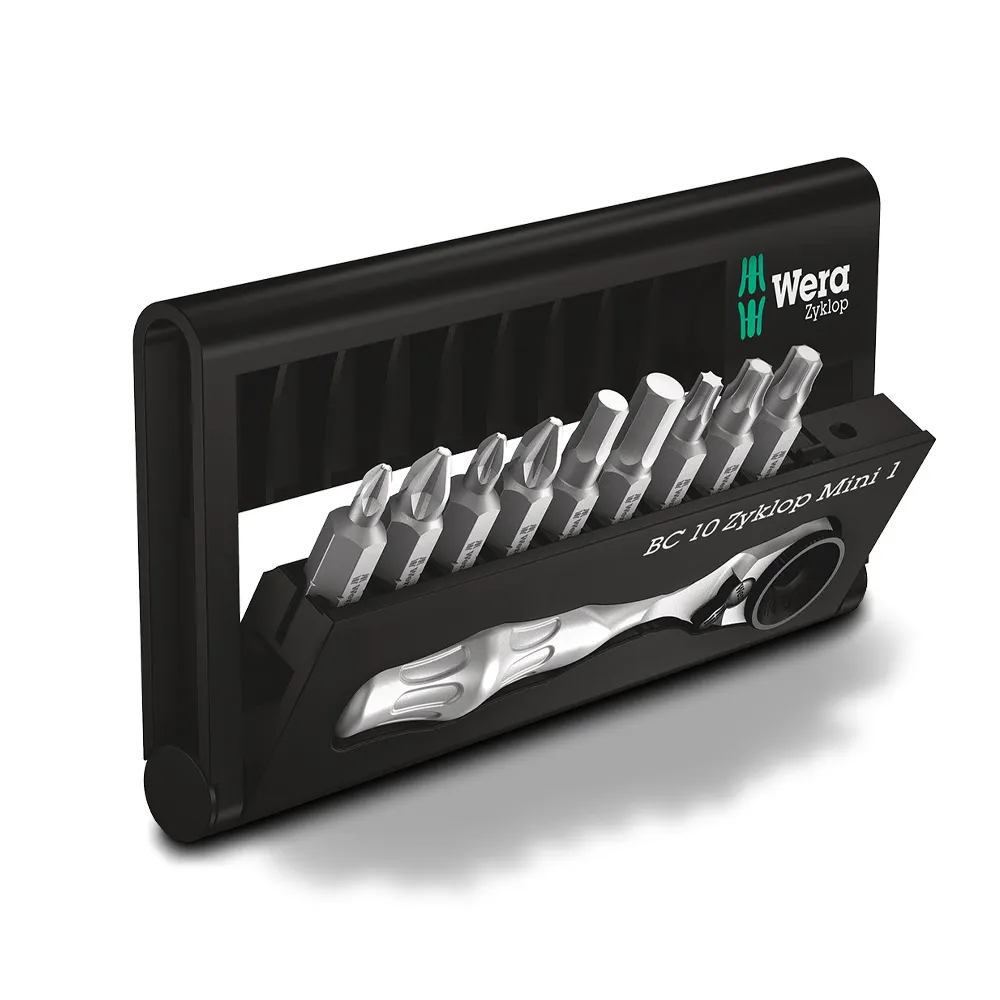 WERA Bit-Check 10 Zyklop Mini 1 - 10 Piece WER073645
