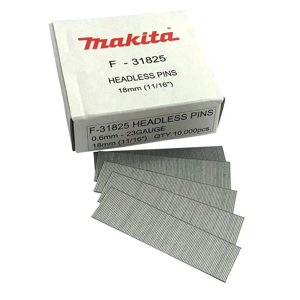 MAKITA 18 x 0.6mm 23GA BR Nail Pin 10000Box PT354D F31825