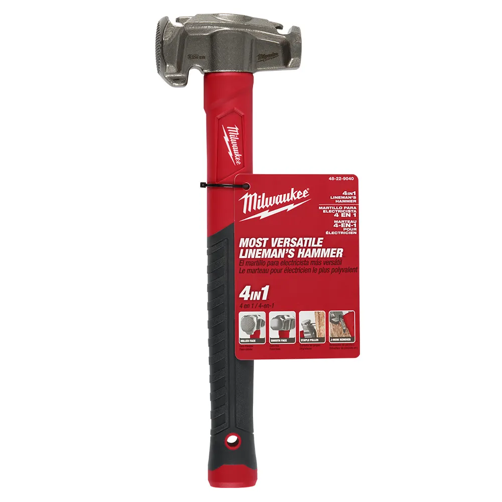 MILWAUKEE 4-in-1 Lineman's Hammer 48229040
