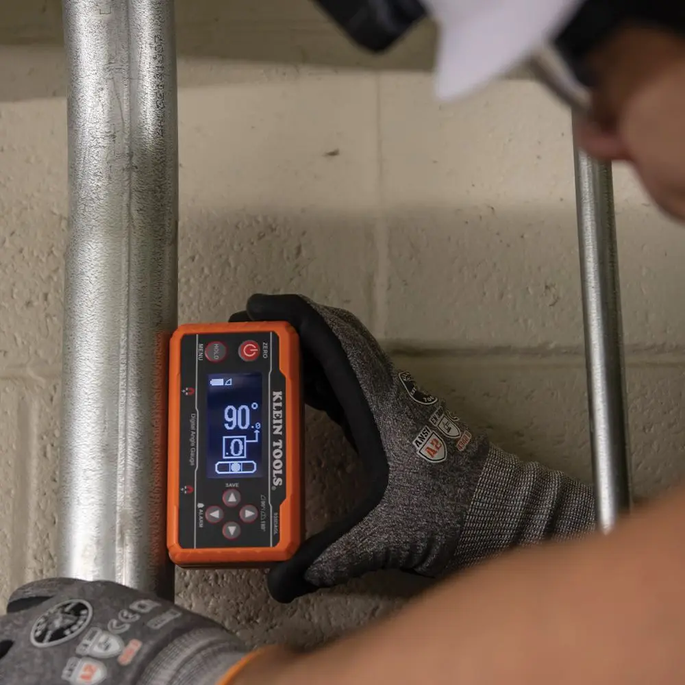 KLEIN Digital Angle Gauge & Level w/ Programmable Angles A935DAGL
