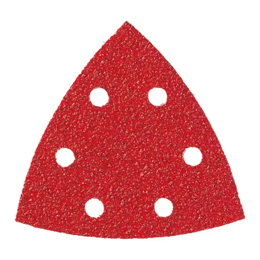 DIABLO 93mm Mixed-Grit 6-Hole Hook & Loop Delta Sanding Sheet - 10 Piece 2608F01174