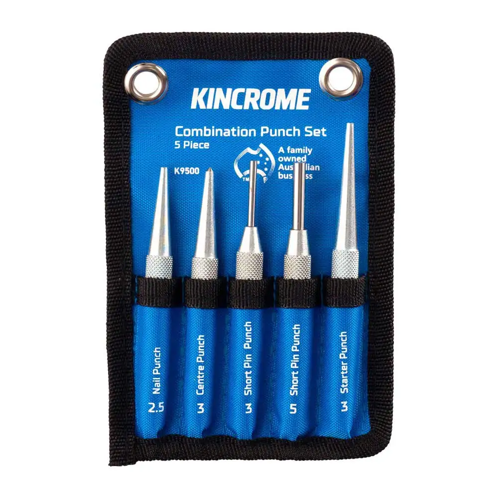 KINCROME Combination Punch Set 5 Piece K9500