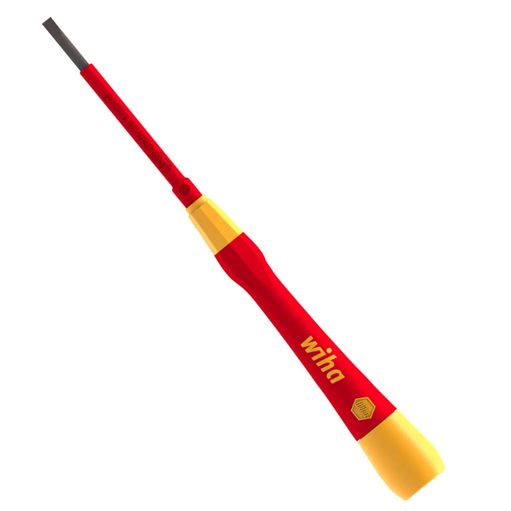 WIHA VDE 3.0X60mm PicoFinish Slotted Screwdriver 44539