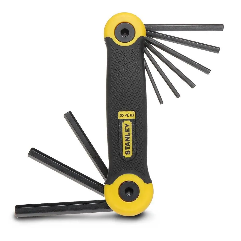 STANLEY 9pc Imperial Folding Hex Key Set 69-265
