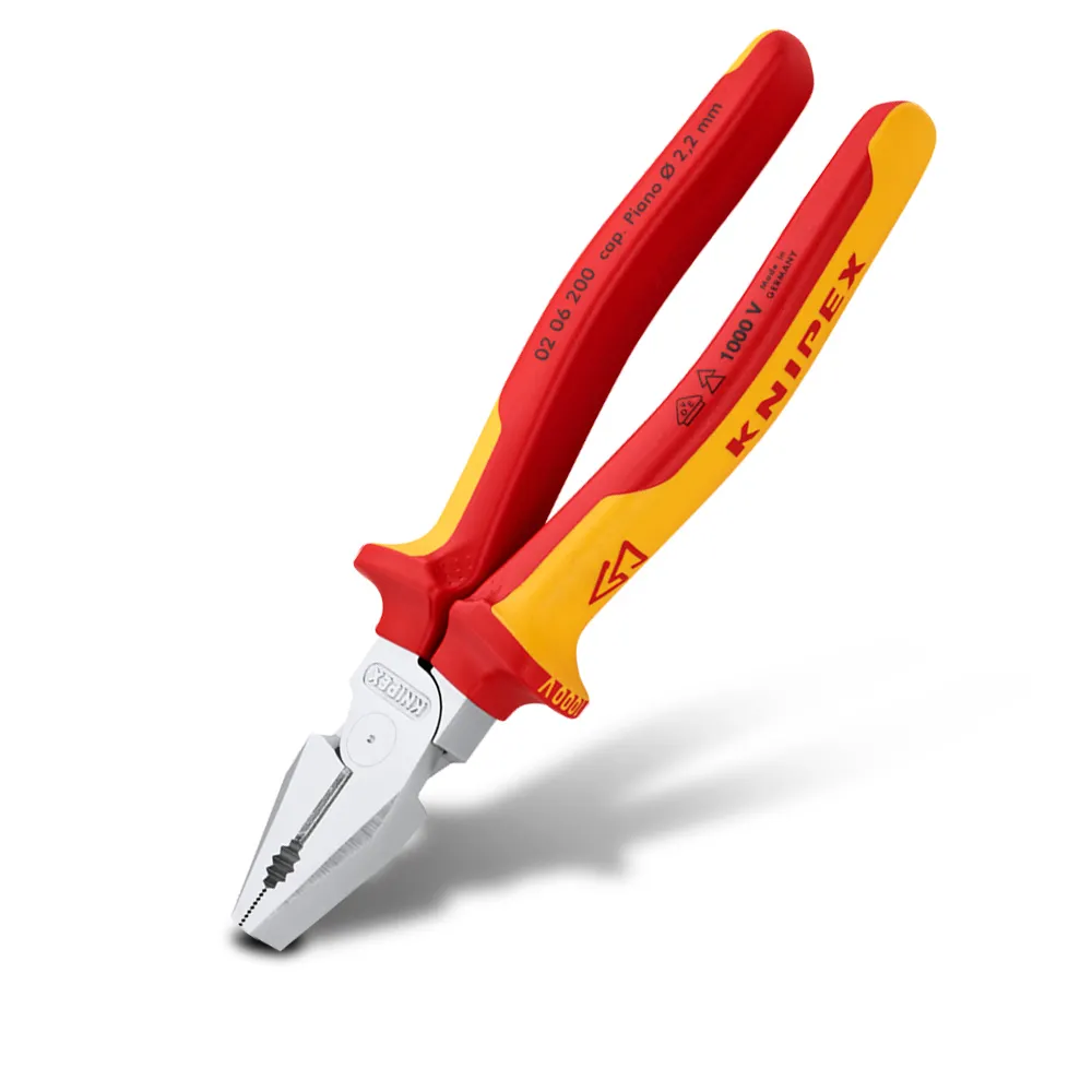 KNIPEX 200mm 1000V VDE High Leverage Combination Pliers 0206200SB