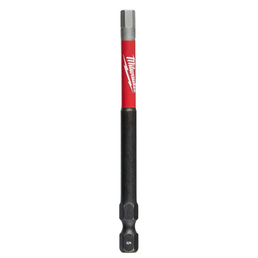 MILWAUKEE 5 x 89mm Internal Hex Power Screwdriver Bit - SHOCKWAVE - 5 Piece 48324753