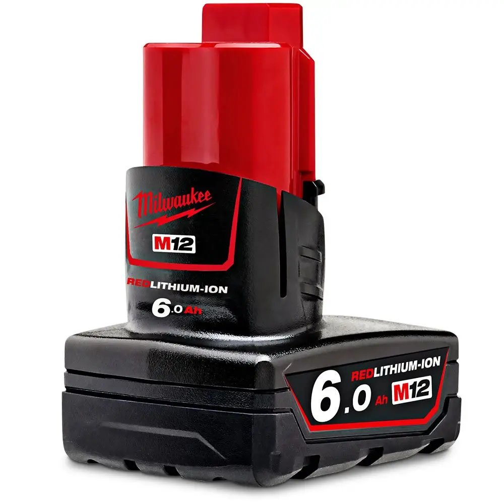 MILWAUKEE 12V RedLithium-Ion 6.0Ah Battery M12B6