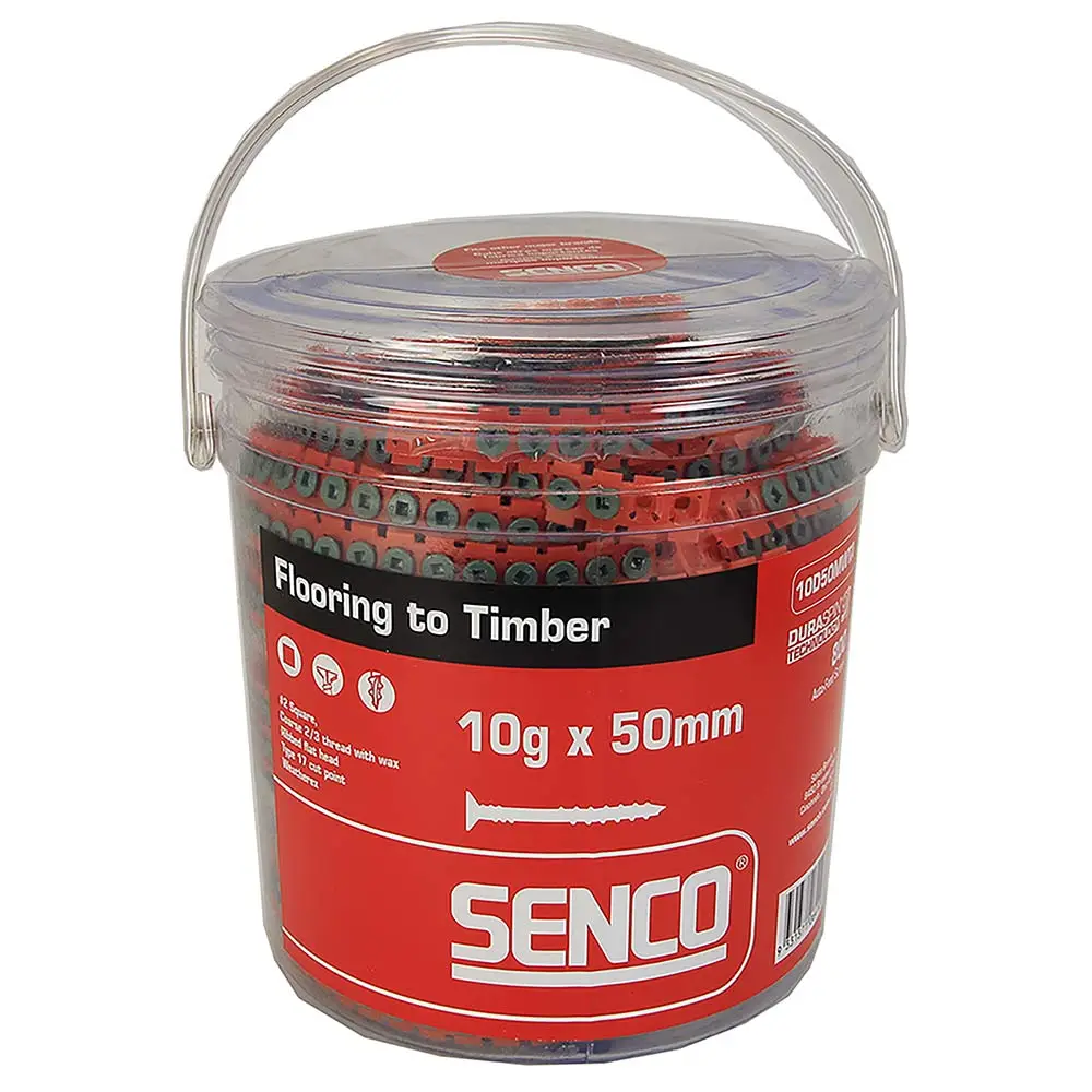 SENCO Collated Screws Zinc Plated 10 Gauge 50mm Tub of 800 10D50MYTA