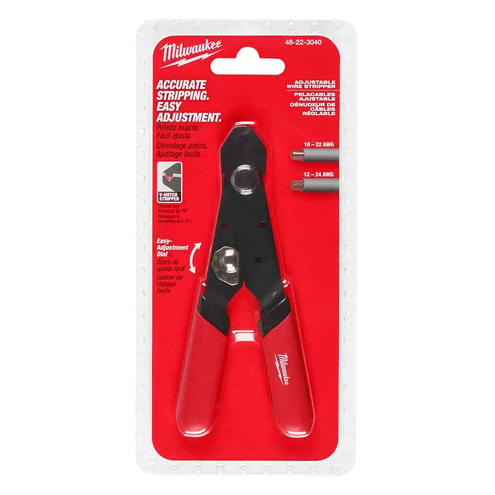 MILWAUKEE Adjustable Compact Wire Stripper 48223040