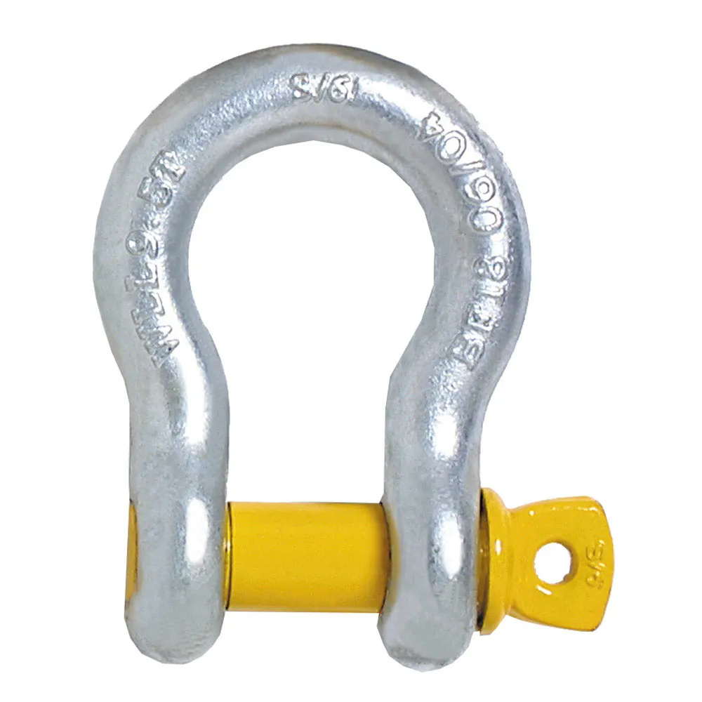 BEAVER 2.0T 13X16MM SCREW PIN BOW SHACKLE S GRADE YELLOW 242313P