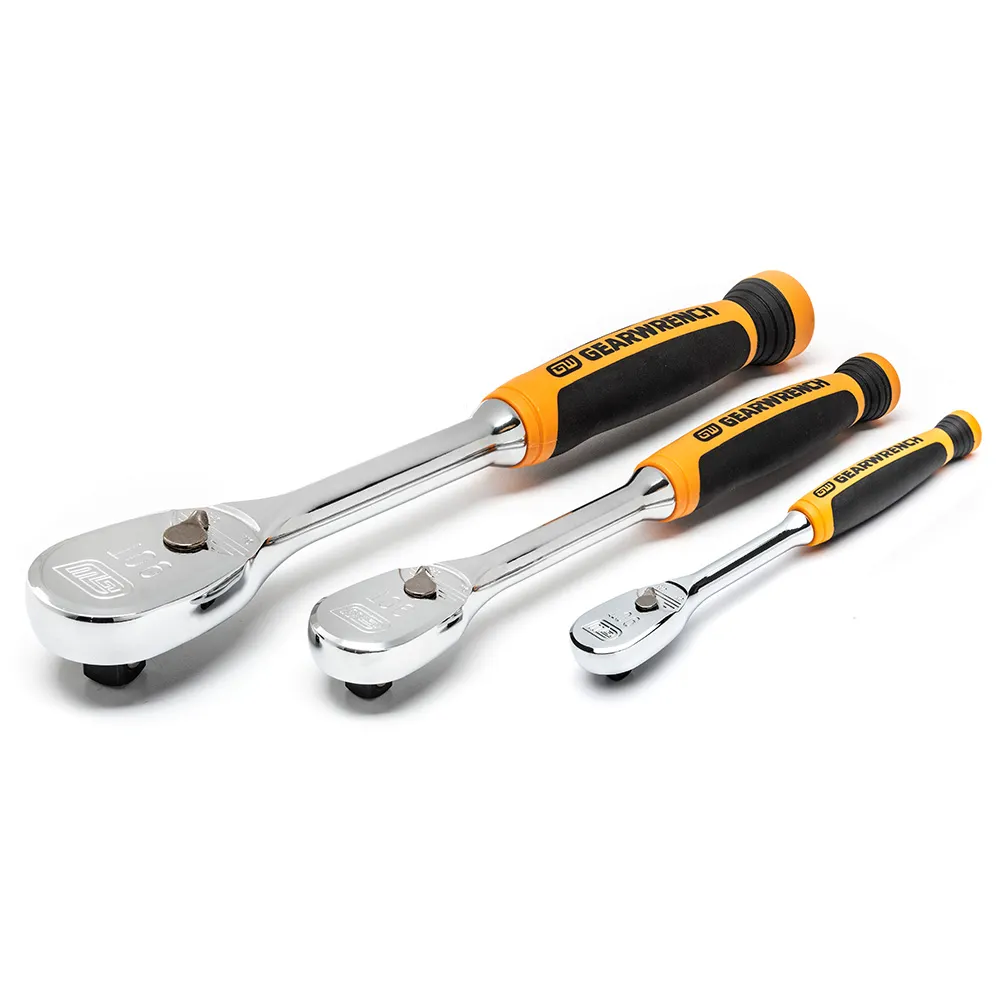 GEARWRENCH 90T Tooth Cushion Grip Ratchet Set - 3 Piece 81207T