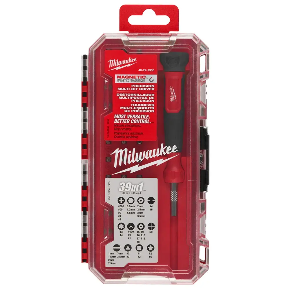 MILWAUKEE 39-in-1 Precision Multi-Bit Screwdriver 48222935
