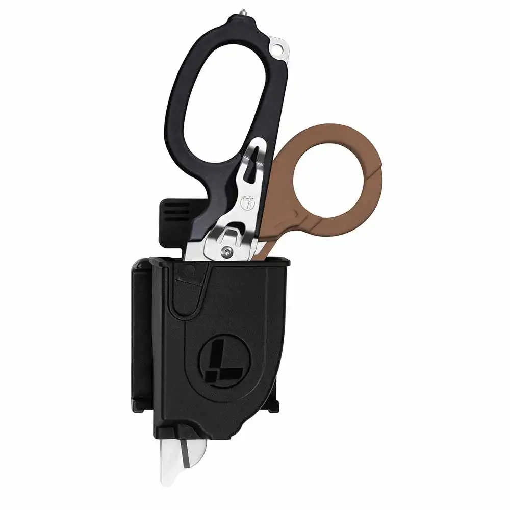 LEATHERMAN INC 6 Built-In Ems Tools Tan/Black Handles - Box YL833062