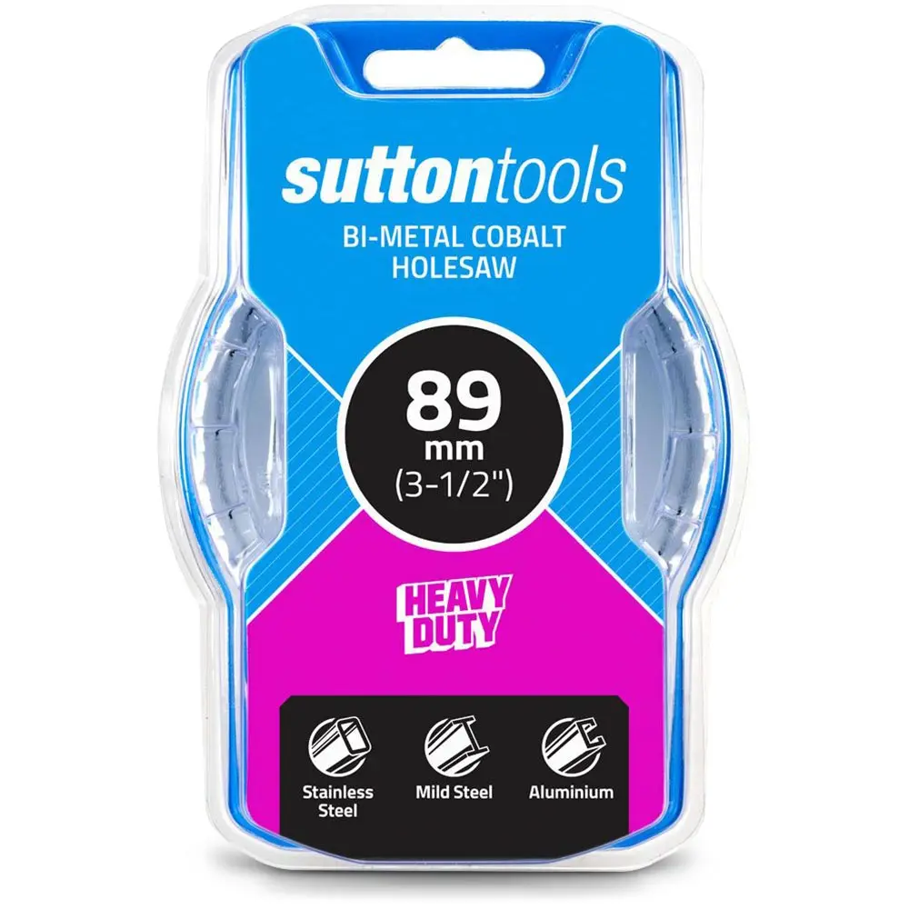 SUTTON 89mm (3.1/2inch) Bi-Metal Cobalt Holesaw