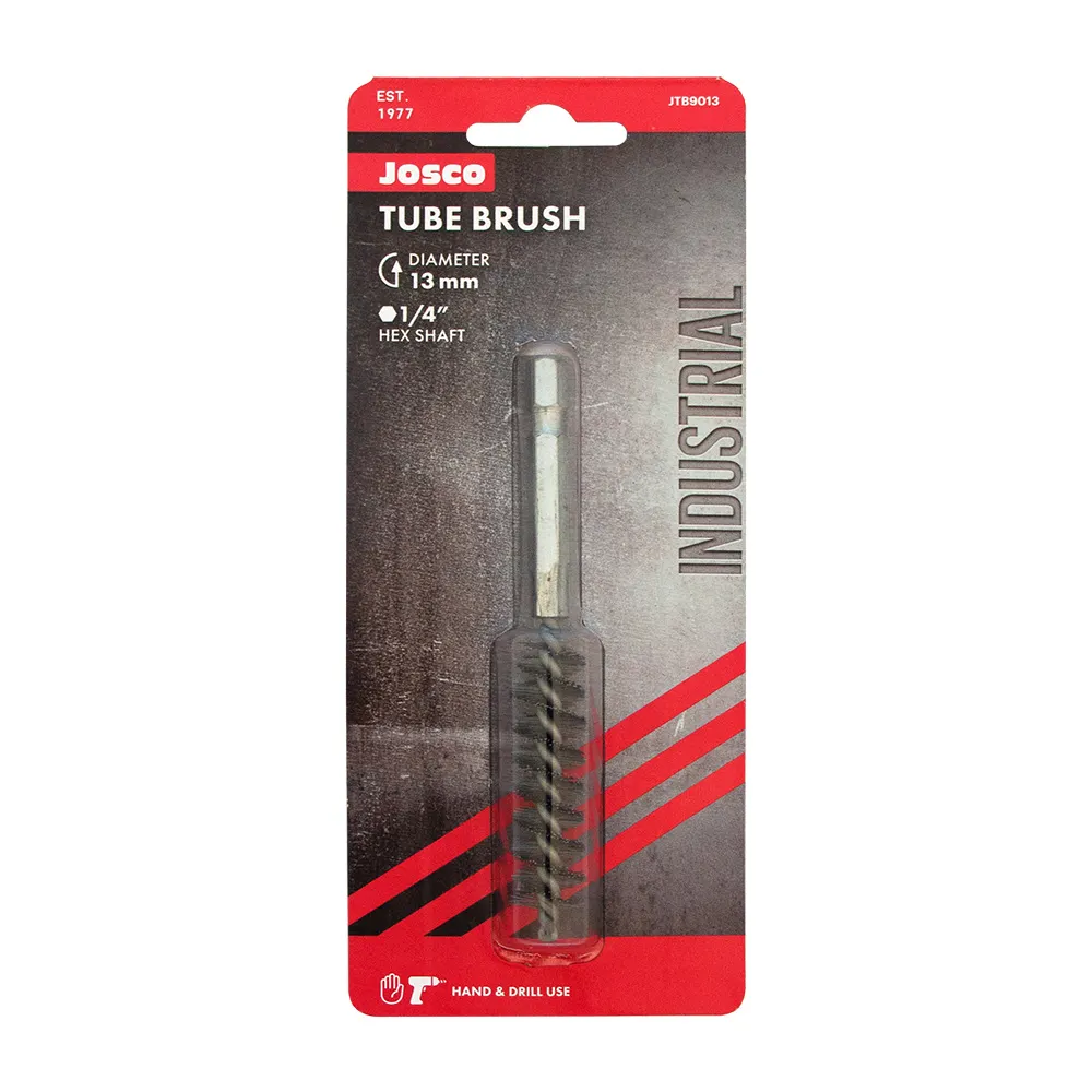 JOSCO 13 x 45 x 90mm 1/4-Hex Condenser Tube Brush