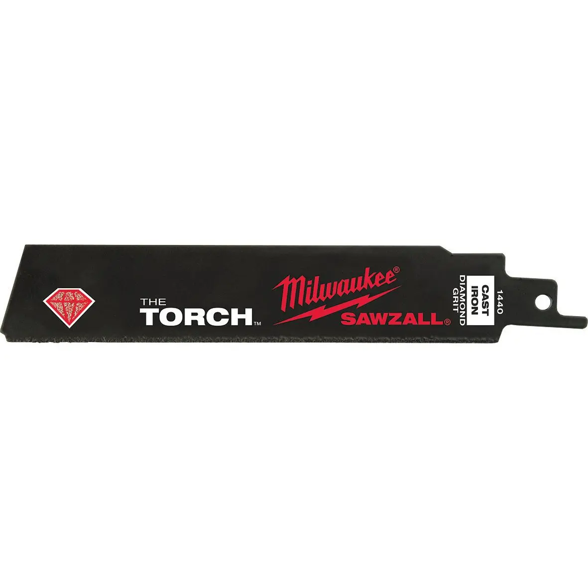 MILWAUKEE 230mm Diamond-Grit Reciprocating Saw Blade for Cast Iron/Brick Cutting - The TORCH 48001450