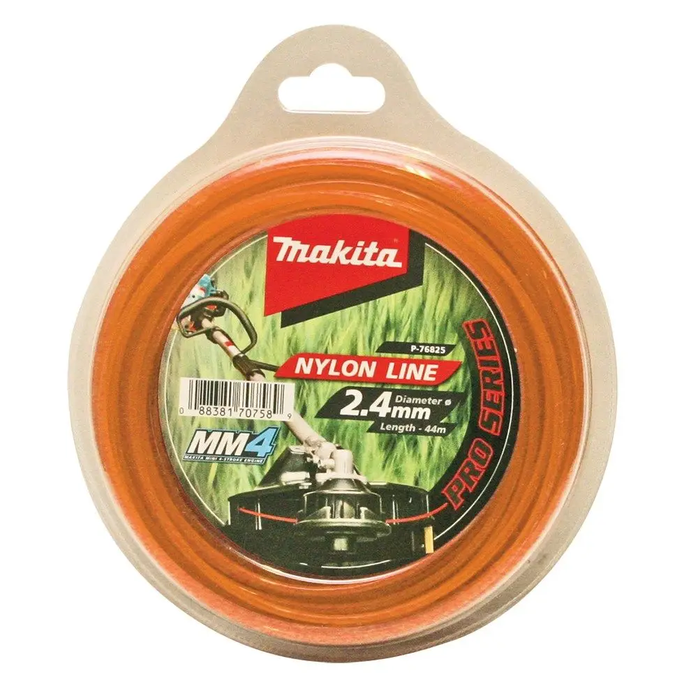 MAKITA PRO 2.4mm x 15m Orange Nylon Line P76788