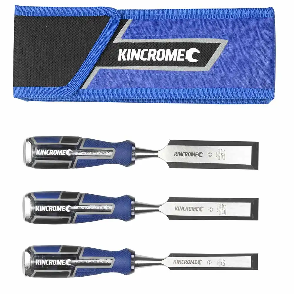 KINCROME Large Wood Chisel Set - 3 Piece K9211