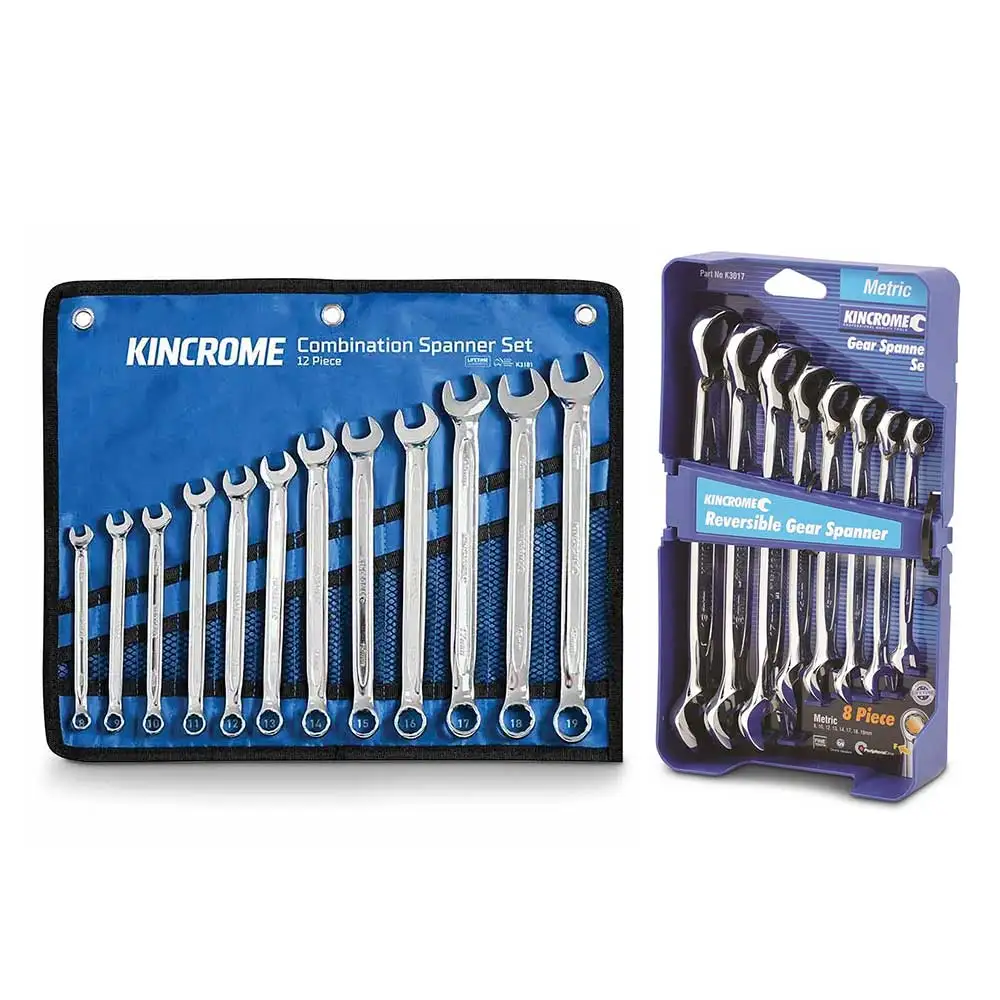 KINCROME K3181 & K3017 Spanner Bundle P3019
