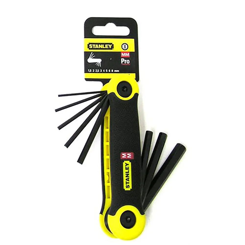 STANLEY Folding Metric Hex Key Set - 8 Piece 69-264