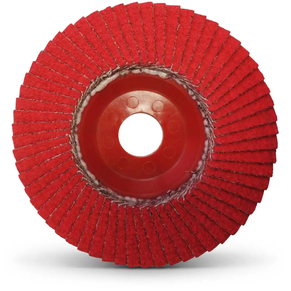 JOSCO 125mm 40-Grit Ceramic Flat Flap Disc