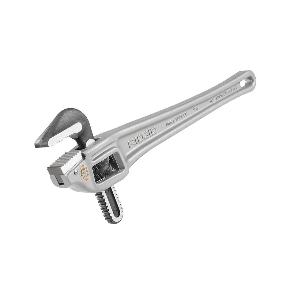 RIDGID Offset Aluminium Pipe Wrench 450mm 65mm Capacity 31125