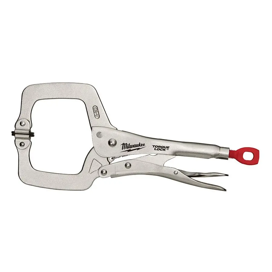 MILWAUKEE Torque Lock C Clamp Swivel Jaw 275mm Locking Plier 48223521