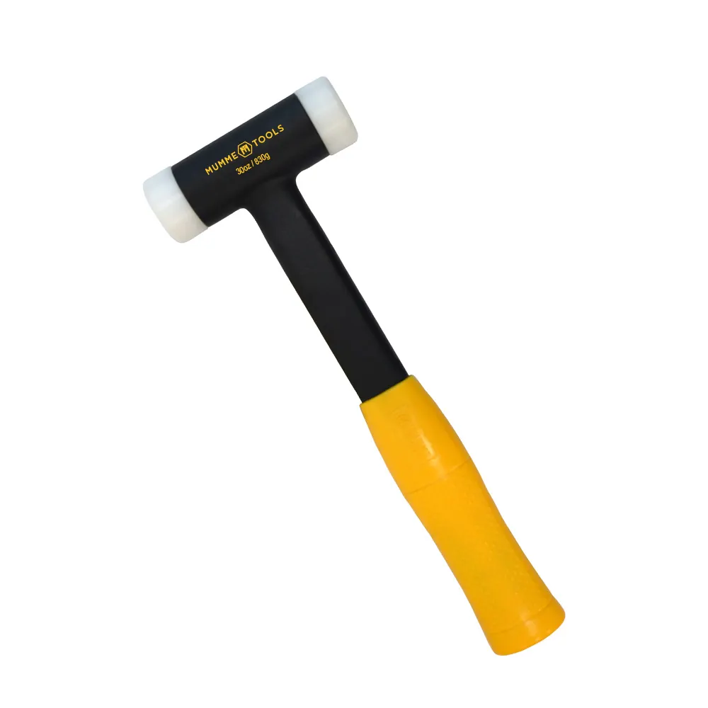MUMME 40mm 830g Nylon Tips Softface Hammer - Rubber Grip 5HSFNT40