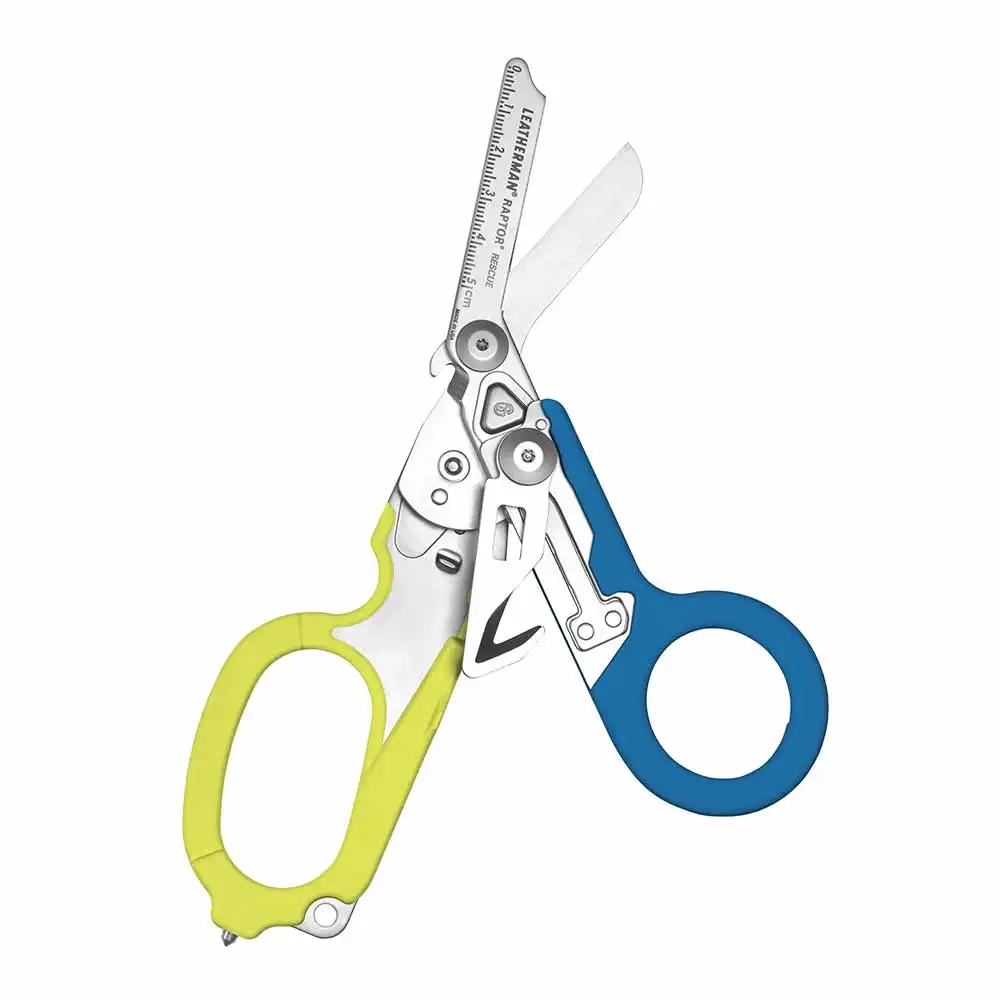 LEATHERMAN INC 6 Built-In Ems Tools Blue/Yellow Handles - Box YL833070