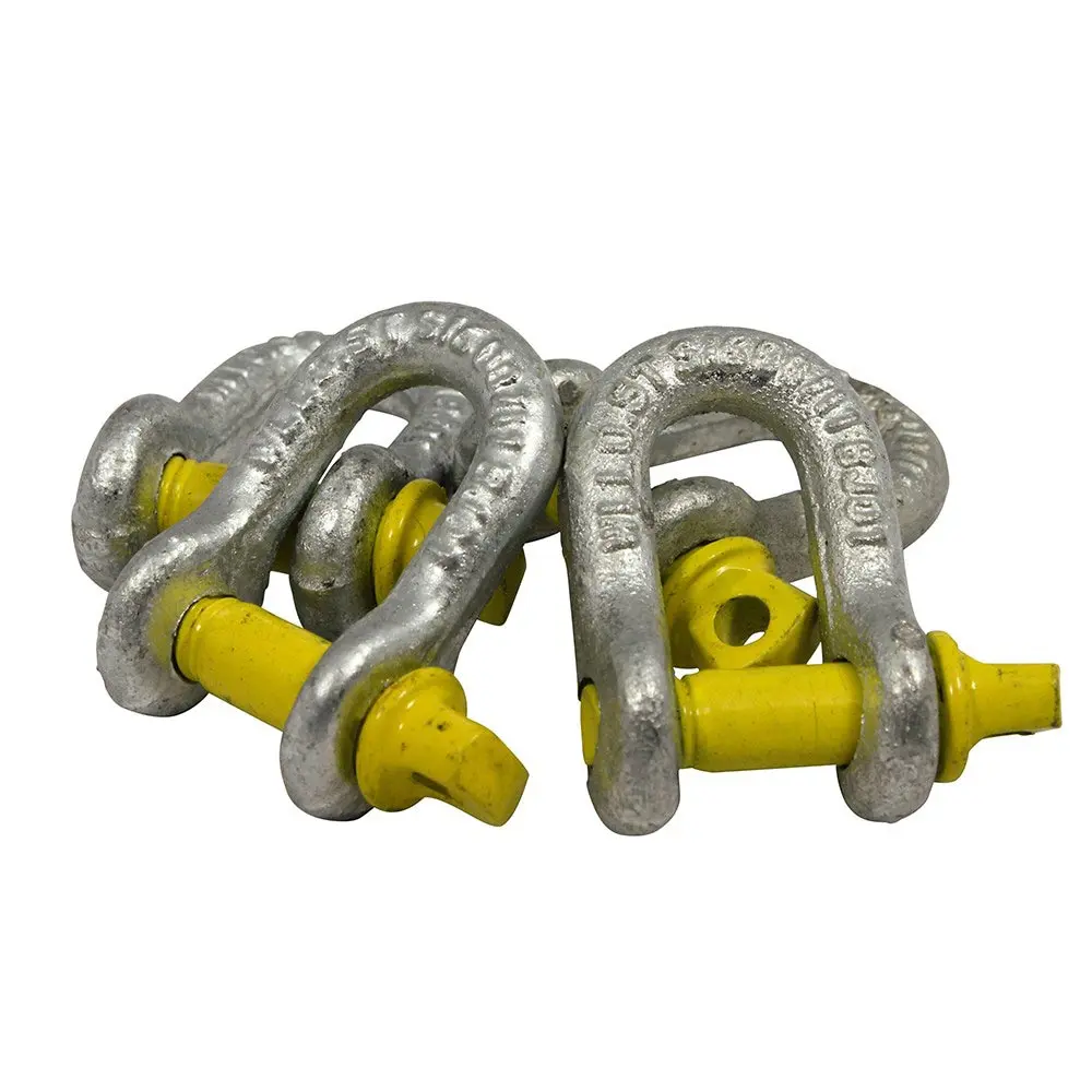 BEAVER 6mm x 8mm Hot Dipped Galvanised Screw Pin Dee Shackles 241306P