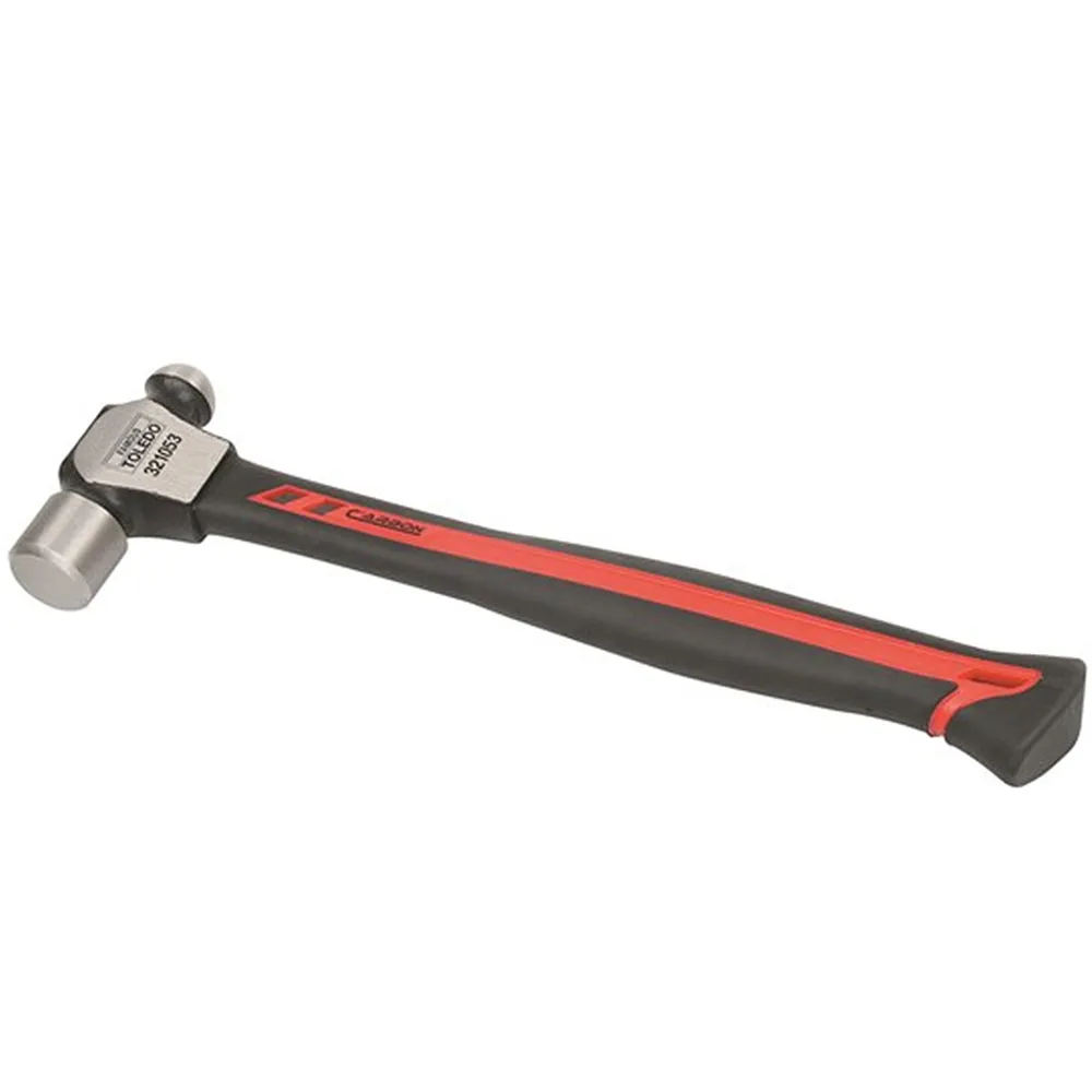TOLEDO 907g Carbon Fibre Handle Ball Pein Hammer 321053