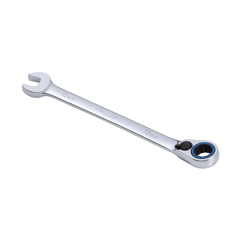 TTI 10mm 72T Metric Reversible Ratcheting Ring/Open-End Spanner TRVM10
